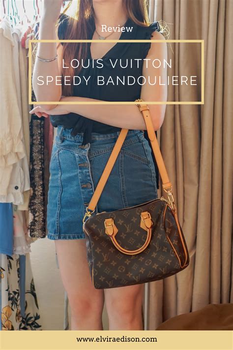 lv speedy bandouliere 25 review|speedy 25 bandouliere monogram.